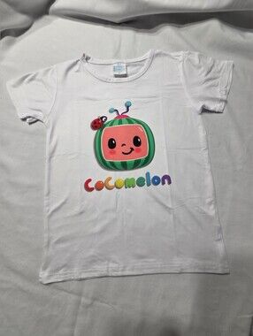 White Kids Graphic Tee